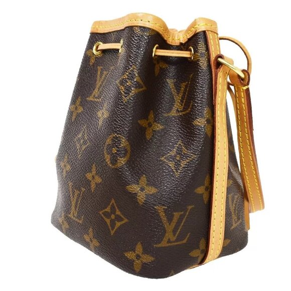 authenticity guaranteed LOUIS VUITTON Nano Noe Mini Shoulder Bag - Picture 2 of 14
